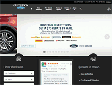 Tablet Screenshot of gustafsonford.com